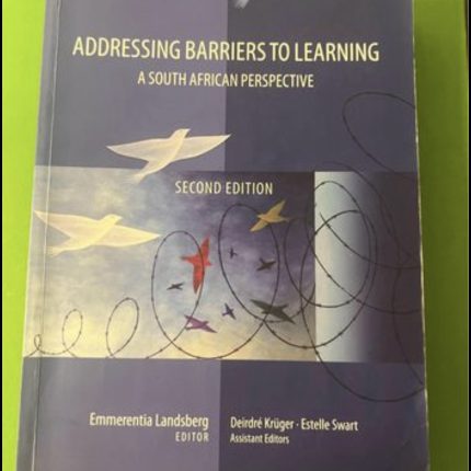 Addressing Barriers to Learning - A South African Perspective Second Edition