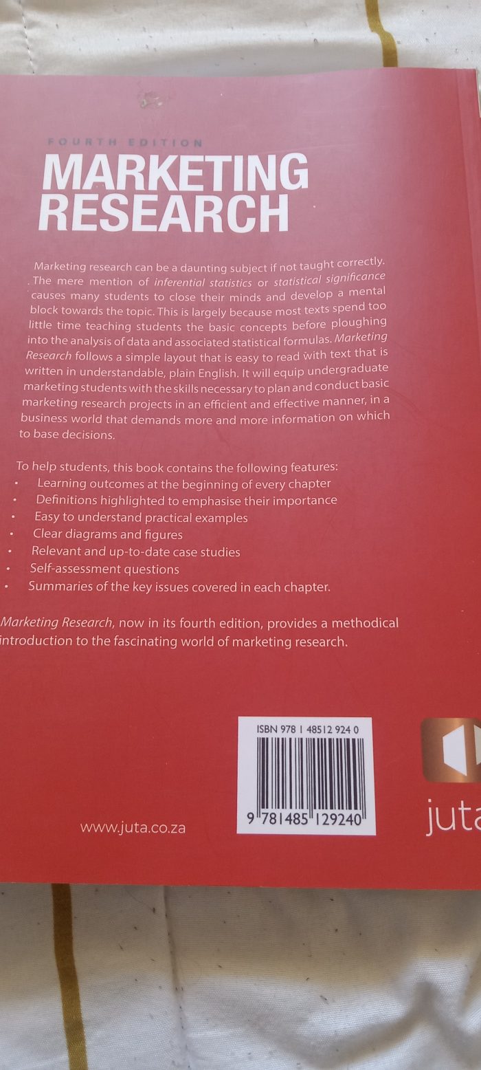 Juta Fourth Edition Marketing Research - Image 3
