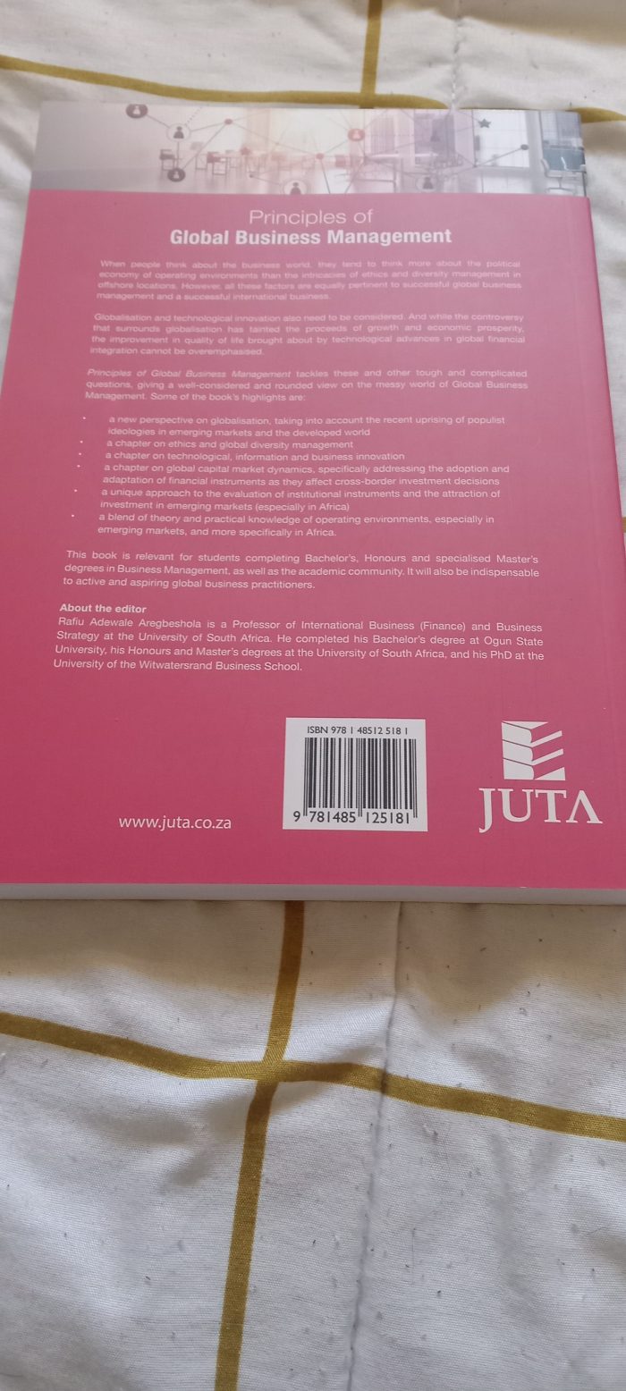 Juta Principles of Global Business Management - Image 2