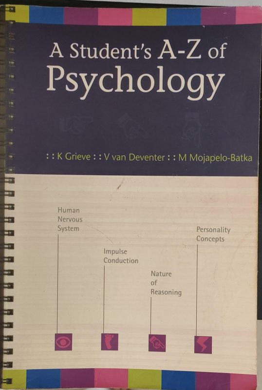 A Students A-Z of Psychology K Grieve