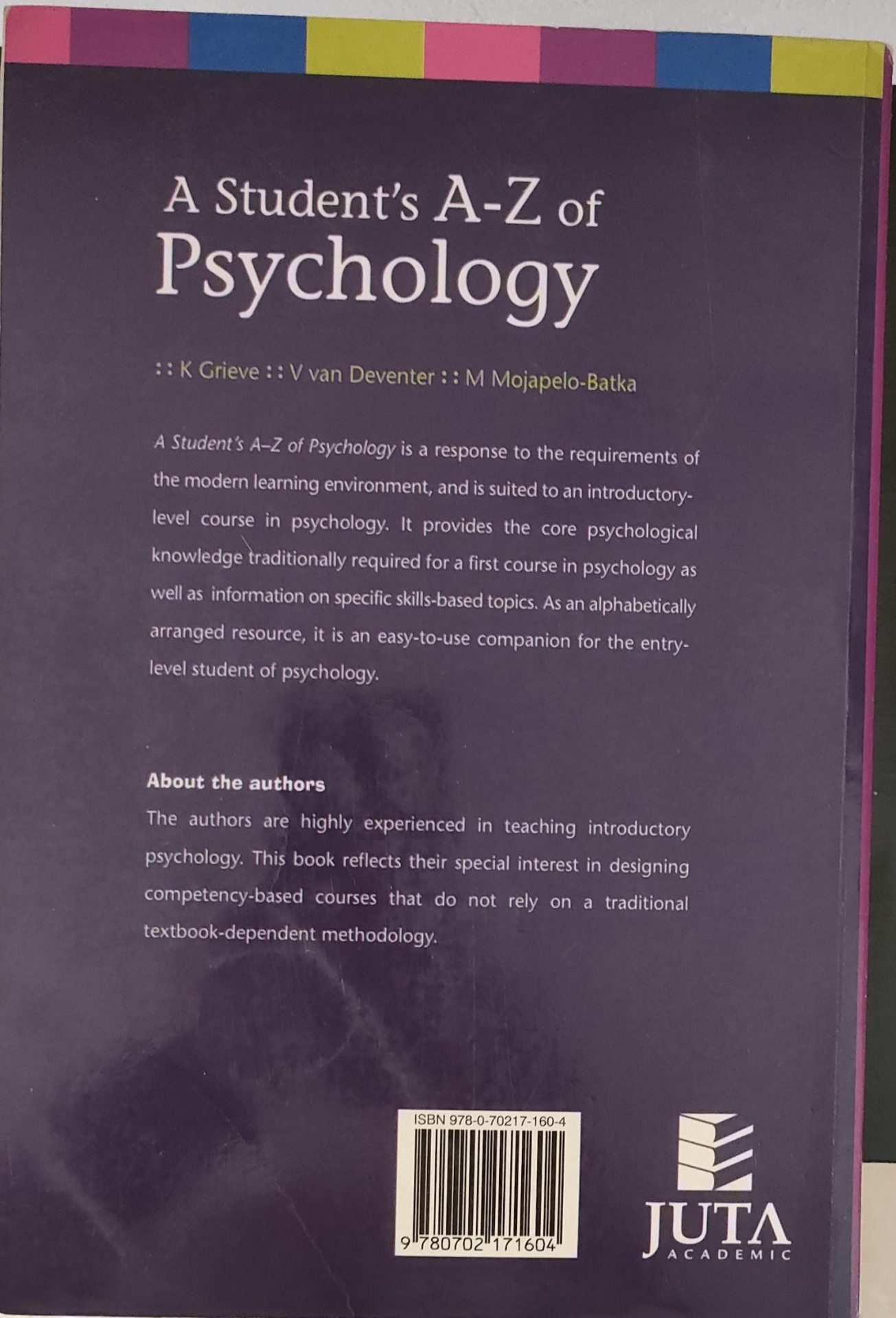 IMG_20240924_114414 A Students A-Z of Psychology K Grieve - Image 2