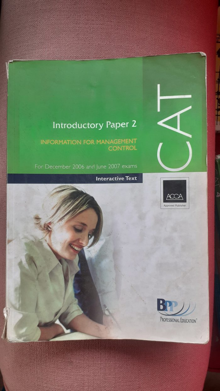 ACCA CAT Information for Management Control 2006/7