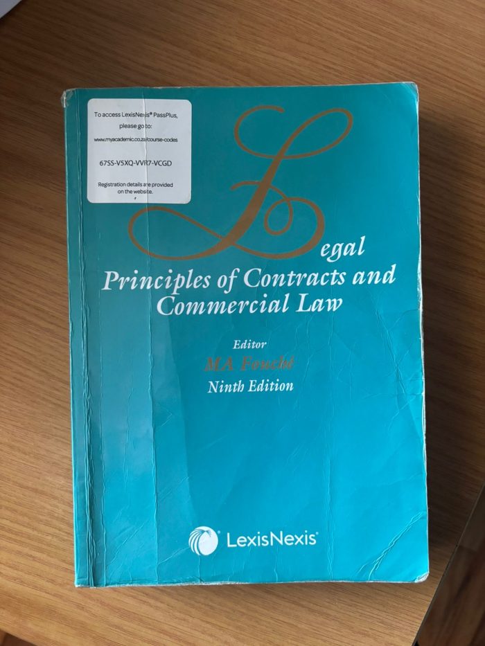 Legal principles of contracts and commercial law