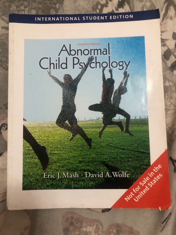 Abnormal Child Psychology, International Edition