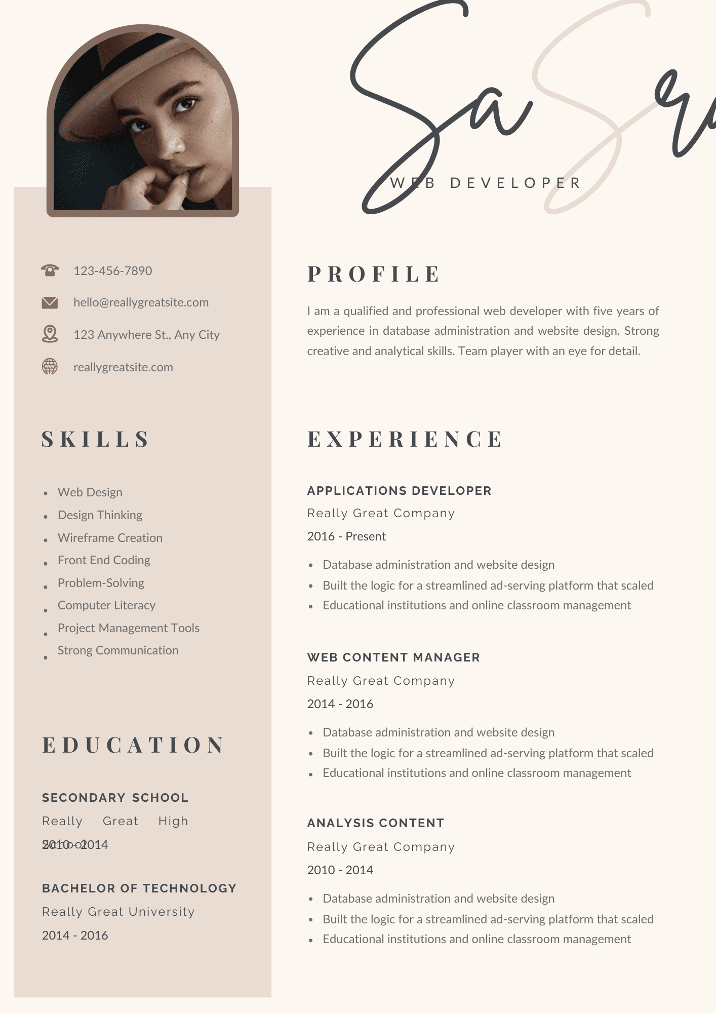 Brown Beige Minimalist CV Resume .pdf Career Kickstart Bundle - Image 60