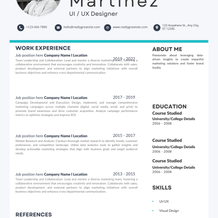 Creative Modern CV Template