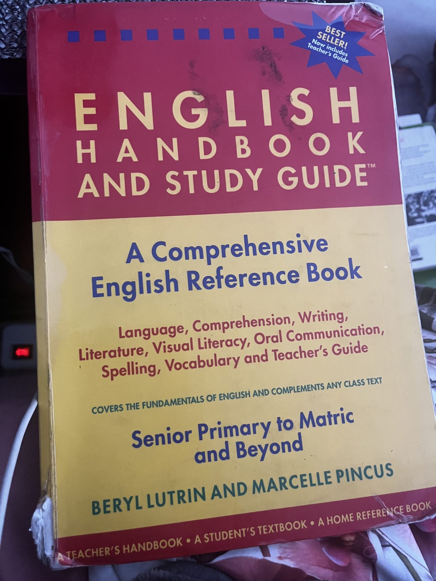 ENGLISH HANDBOOK AND STUDY GUIDE (SENIOR PRIMARY TO MATRIC AND TERTIARY) ENGLISH HANDBOOK AND STUDY GUIDE (SENIOR PRIMARY TO MATRIC AND TERTIARY)