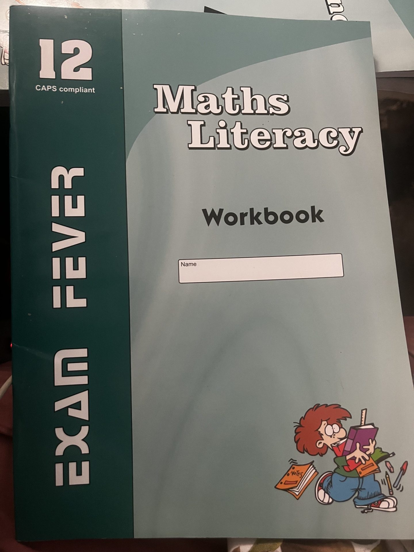 IMG_4721 Exam Fever Maths Literacy Grade 12 Study Guide and Workbook (2nd Edition)