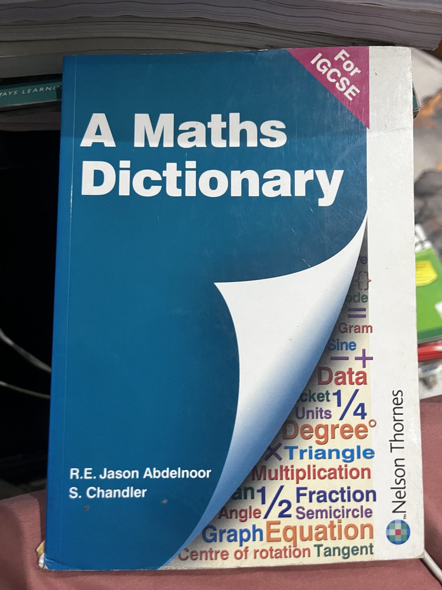 IMG_4760 A Mathematical Dictionary For IGCSE
