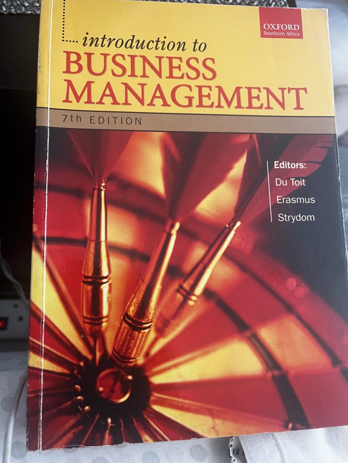 Introduction To Business Management - Seventh Edition