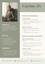 Manager CV Template