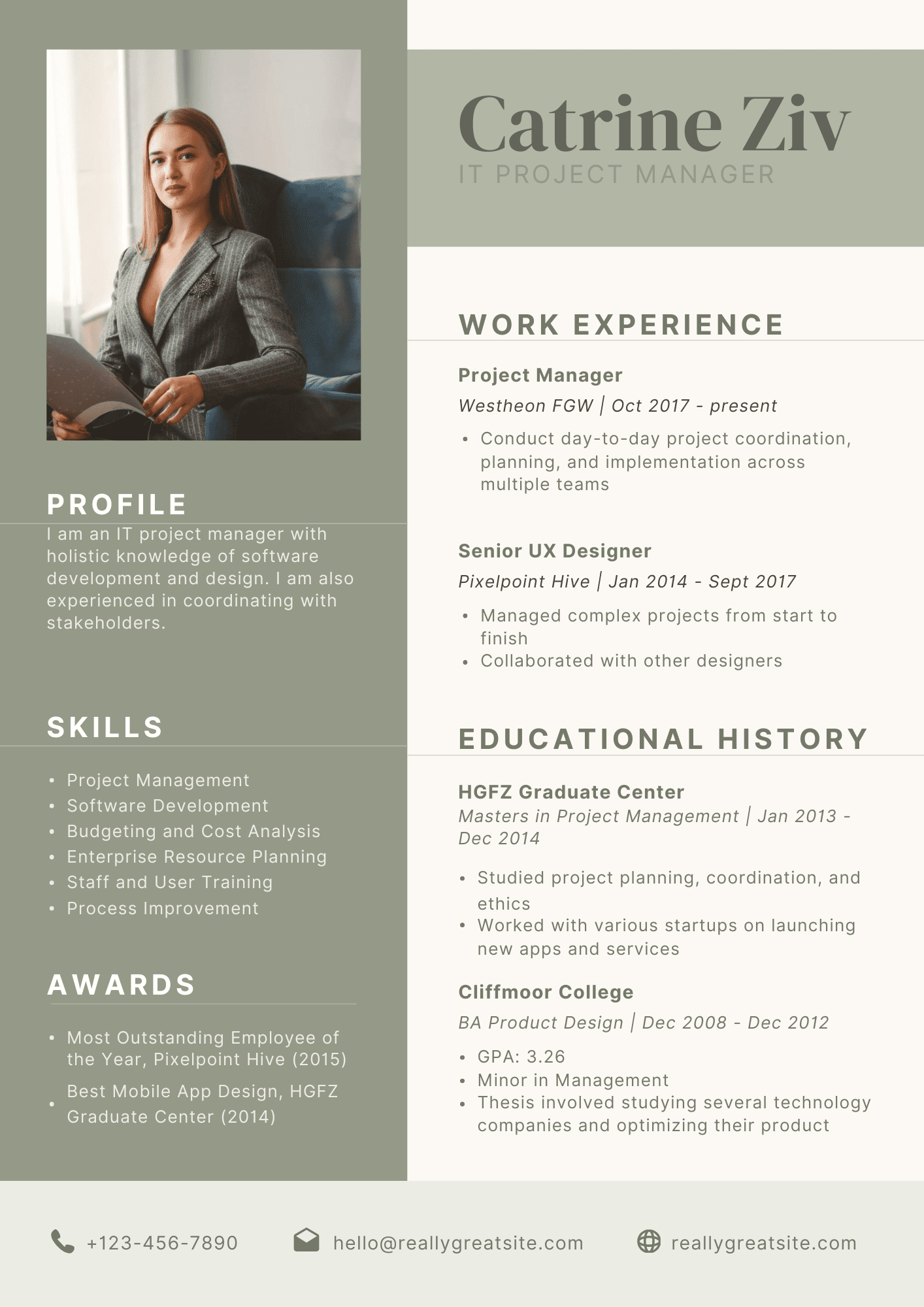 IT Manager CV Resume.pdf IT Manager CV Template