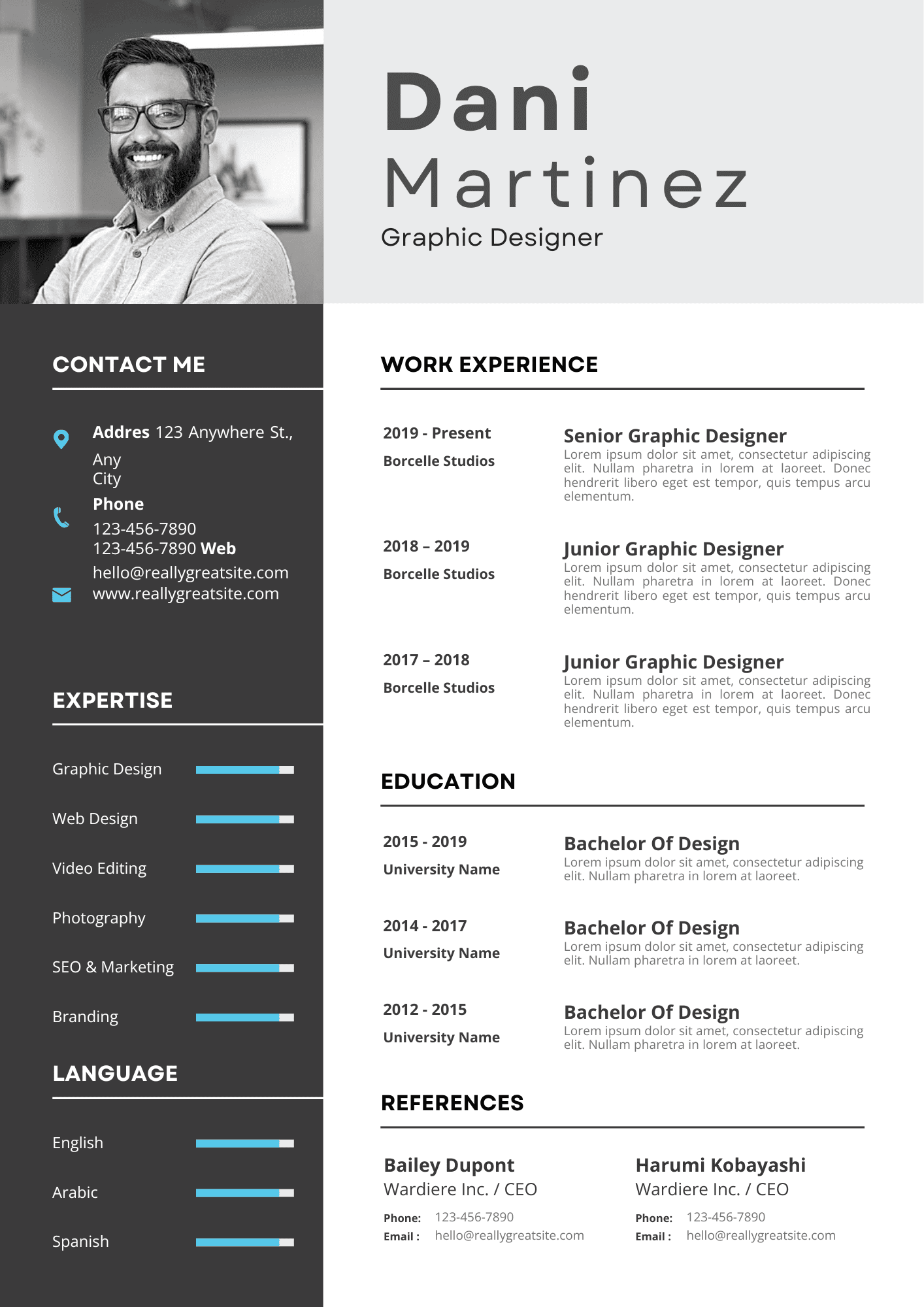 Modern Minimalist CV Resume.pdf Modern Minimalist CV Template
