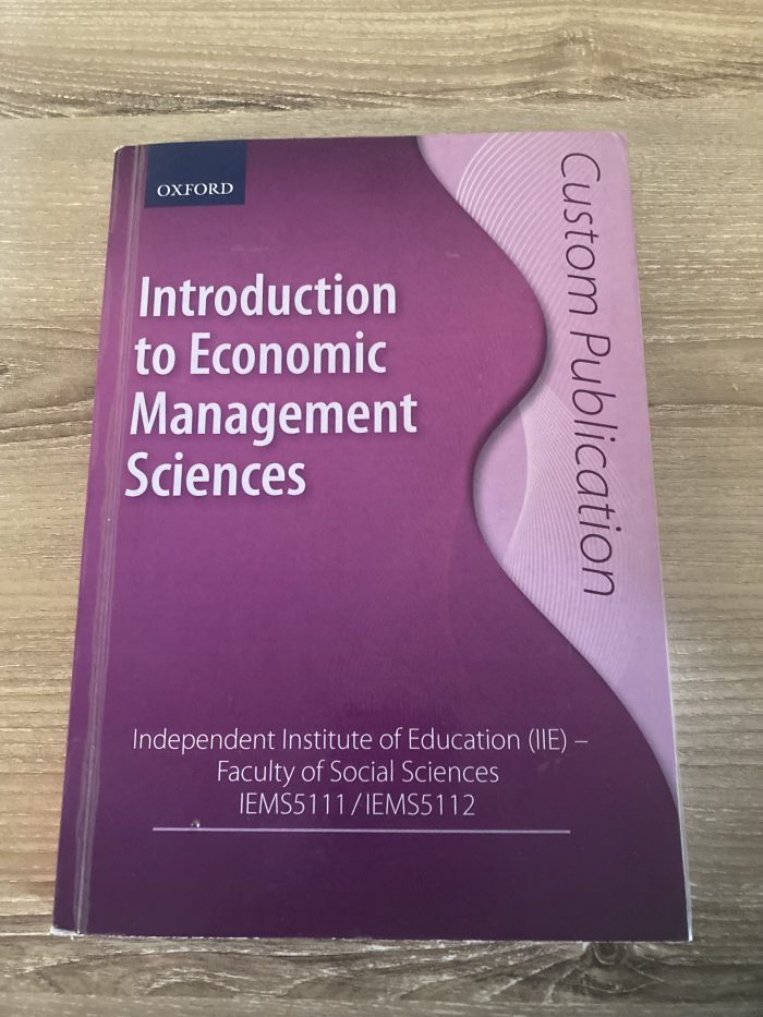 Introduction to Economic Management Sciences