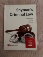 Snyman’s Criminal law