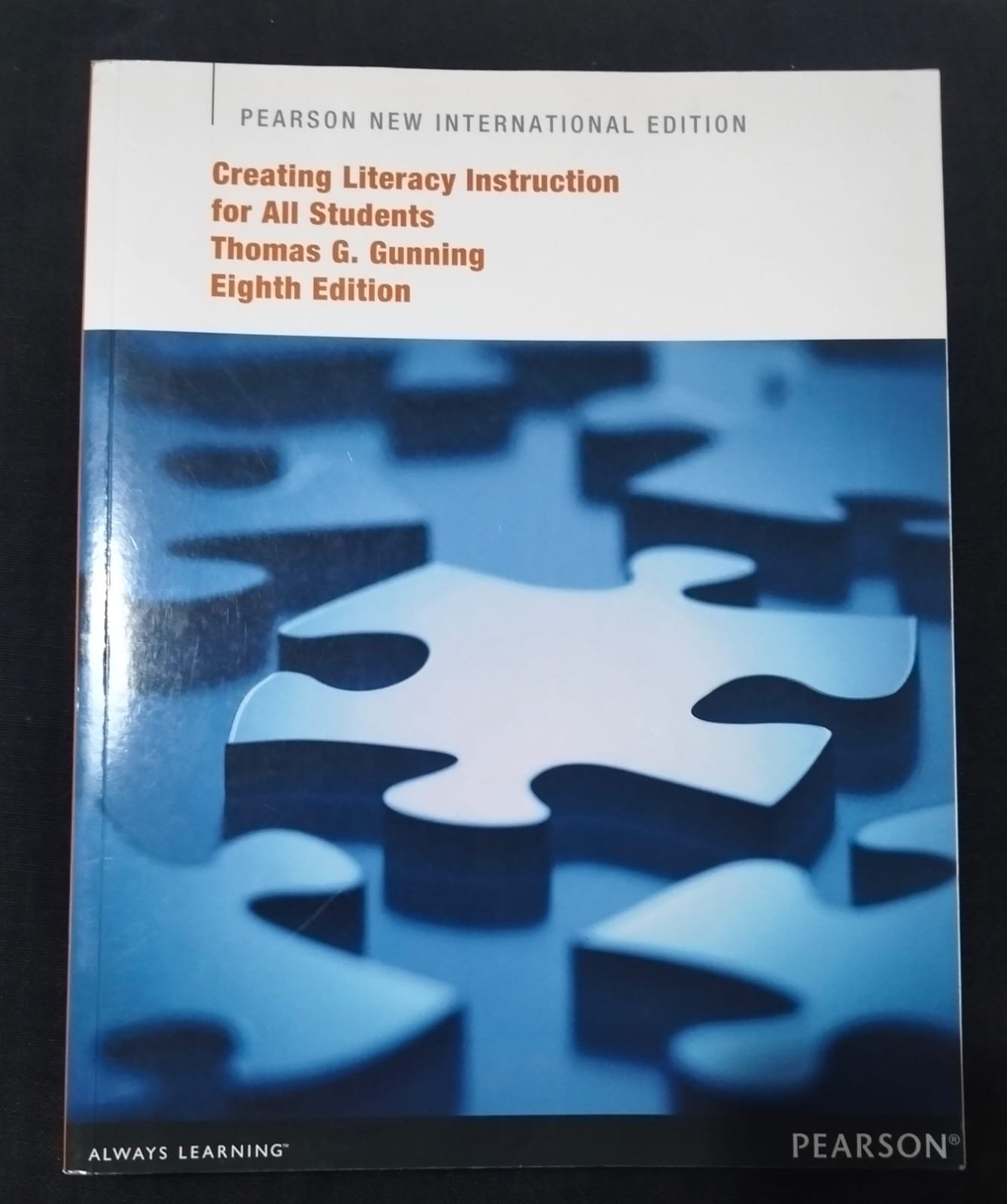 Creating Literacy Instruction For All Students Thomas G. Gunning Eighth Edition Pearson Creating Literacy Instruction For All Students Thomas G. Gunning Eighth Edition Pearson