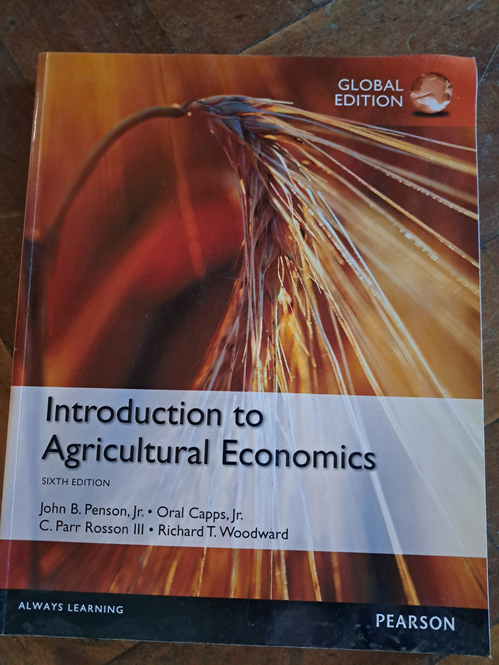 Introduction to Agricultural Economics Introduction to Agricultural Economics