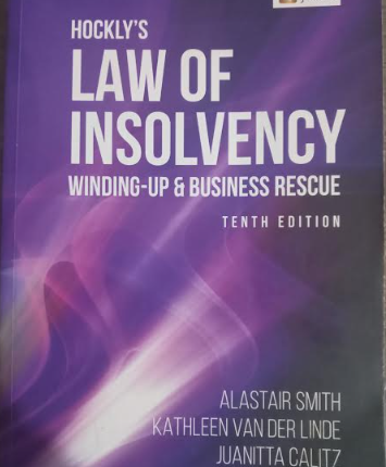 HOCKLEY'S LAW OF INSOLVENCY WINDING-UP BUSINESS RESCUE TENTH EDITION