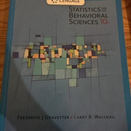 Statistics for the Behavioral Sciences (10th Edition)