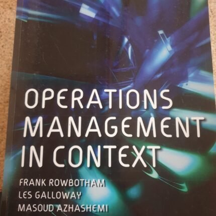 Operarions management in context