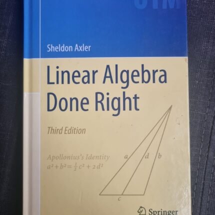 Linear Algebra Done Right
