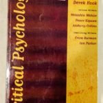 Critical Psychology Derek Hook 1st Edition 2004