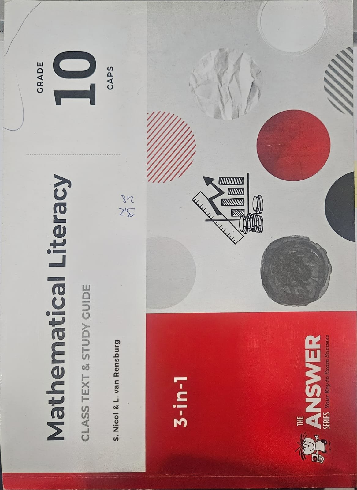 Maths Literacy study guide Mathematical Literacy Class text & study guide Grade 10 - Image 1