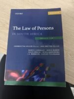 The Law of Persons in South Africa (Second Edition)