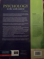 PSYCHOLOGY in the work context 5th edition - Image 2
