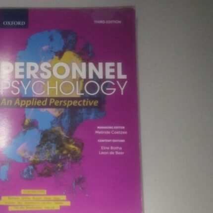 Personnel Psychology: An applied perspective