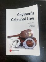 Snyman’s Criminal Law 7th Edition