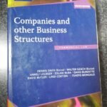 Companies and other Business Structures. Commercial Law