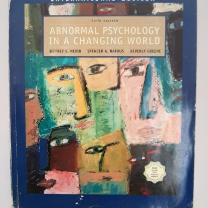 Abnormal Psychology in a Changing World Textbook