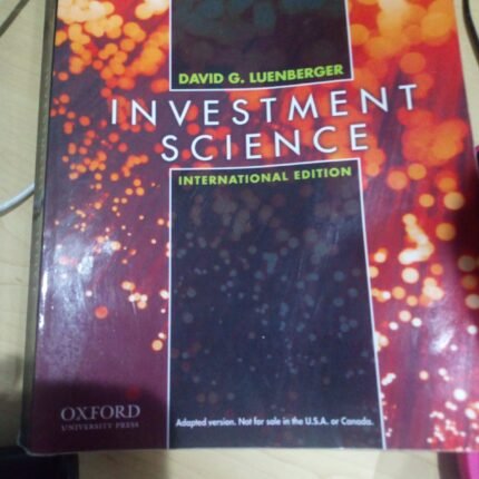 Investment Science International Edition 2009 Textbook