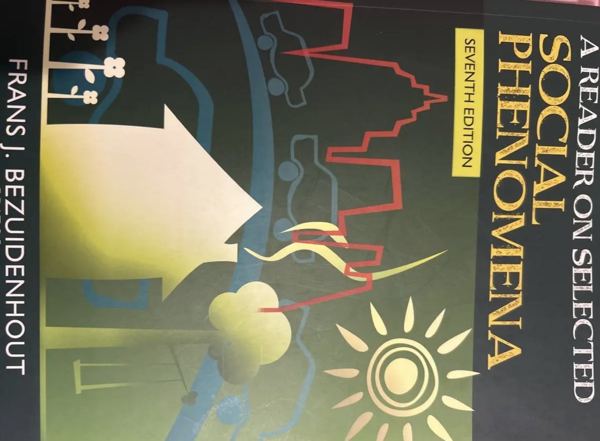 Screenshot A Reader On Social Phenomena 978-0-627-03819-8