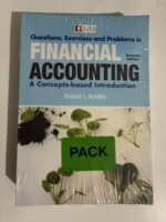 Financial Accounting A Concepts-based Introduction Pack Textbook