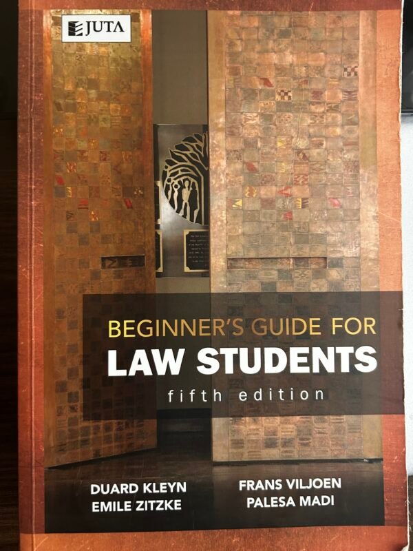 Beginners Guide For Law Students Textbook
