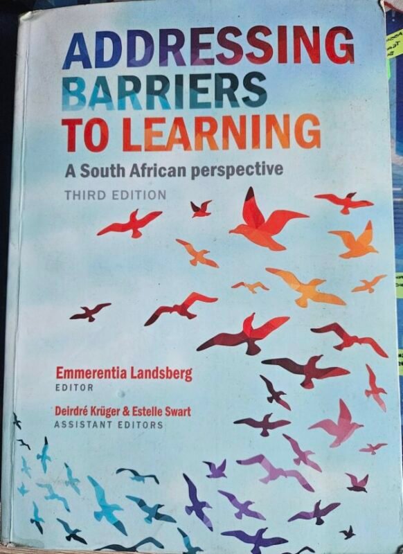 Addressing Barriers To Learning 978 0 628 03375 9