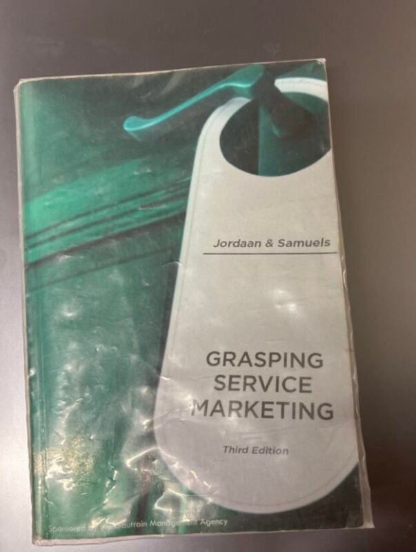 Grasping Service Marketing Textbook