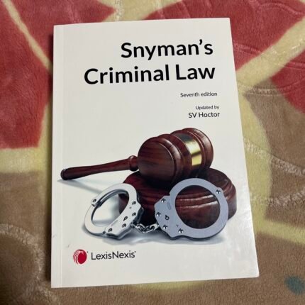 Snyman’s Criminal Law Textbook