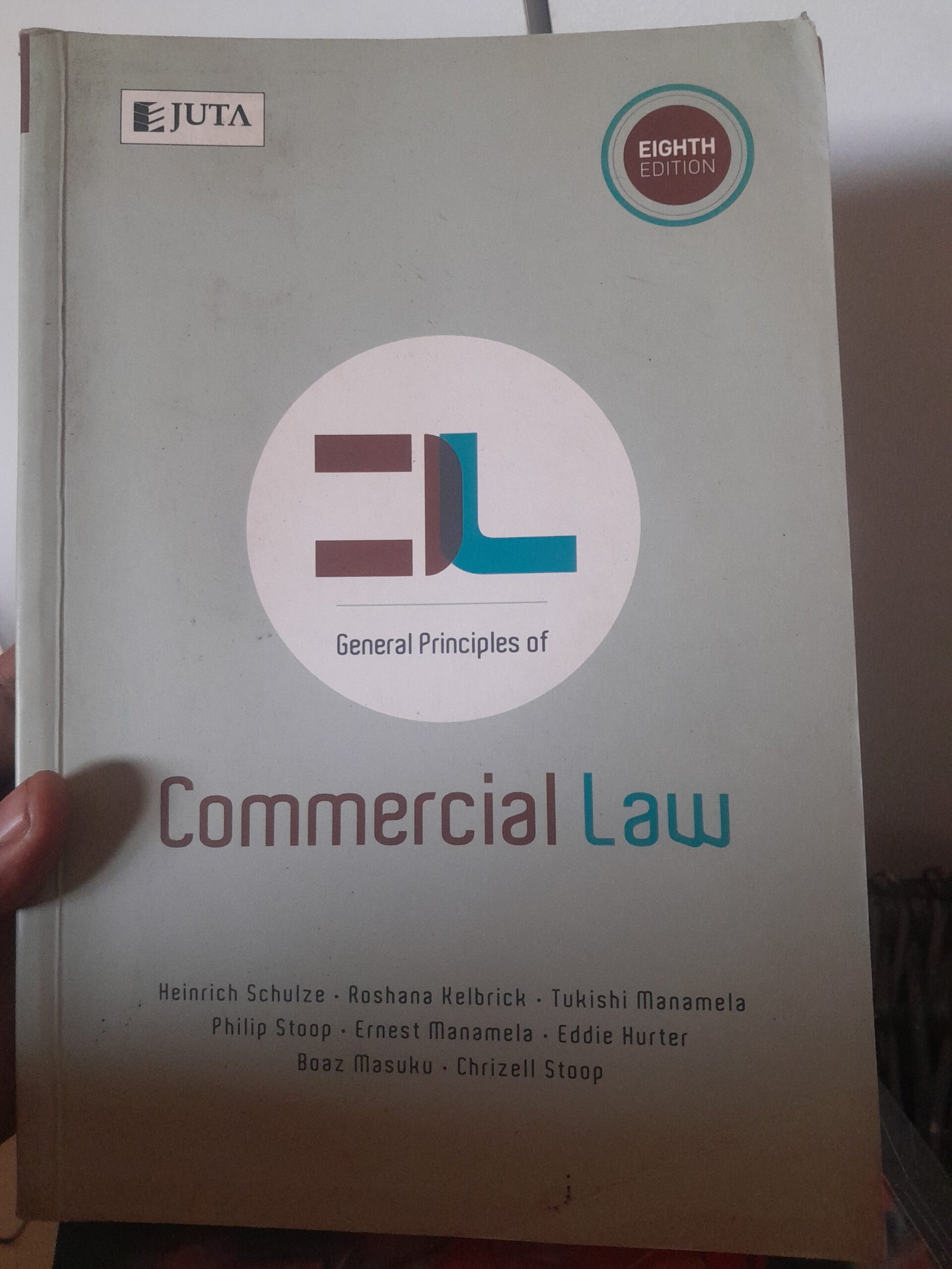 17871335641851210934308870682387 General principles of commercial law Textbook