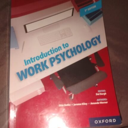 Introduction To Work Psychology Textbook