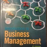 Introduction to Business Management 9th Edition Textbook