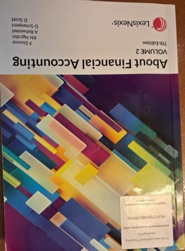 ABOUT FINANCIAL ACCOUNTING – VOLUME 2 (PAPERBACK, 7TH EDITION) Textbook