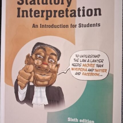 Statutory Interpretation-an Introduction For Students 6th Edition Textbook