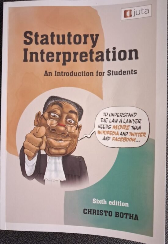 STATUTORY INTERPRETATION-AN INTRODUCTION FOR STUDENTS 6TH EDITION Textbook