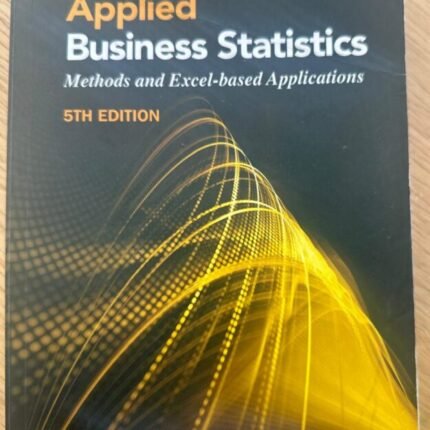 Applied Business Statistics Textbook