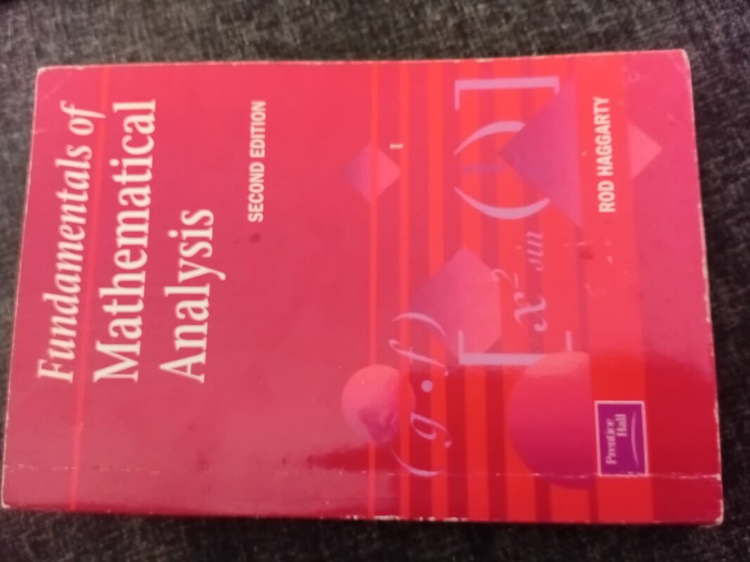 Fundamentals of Mathematical Analysis Textbook